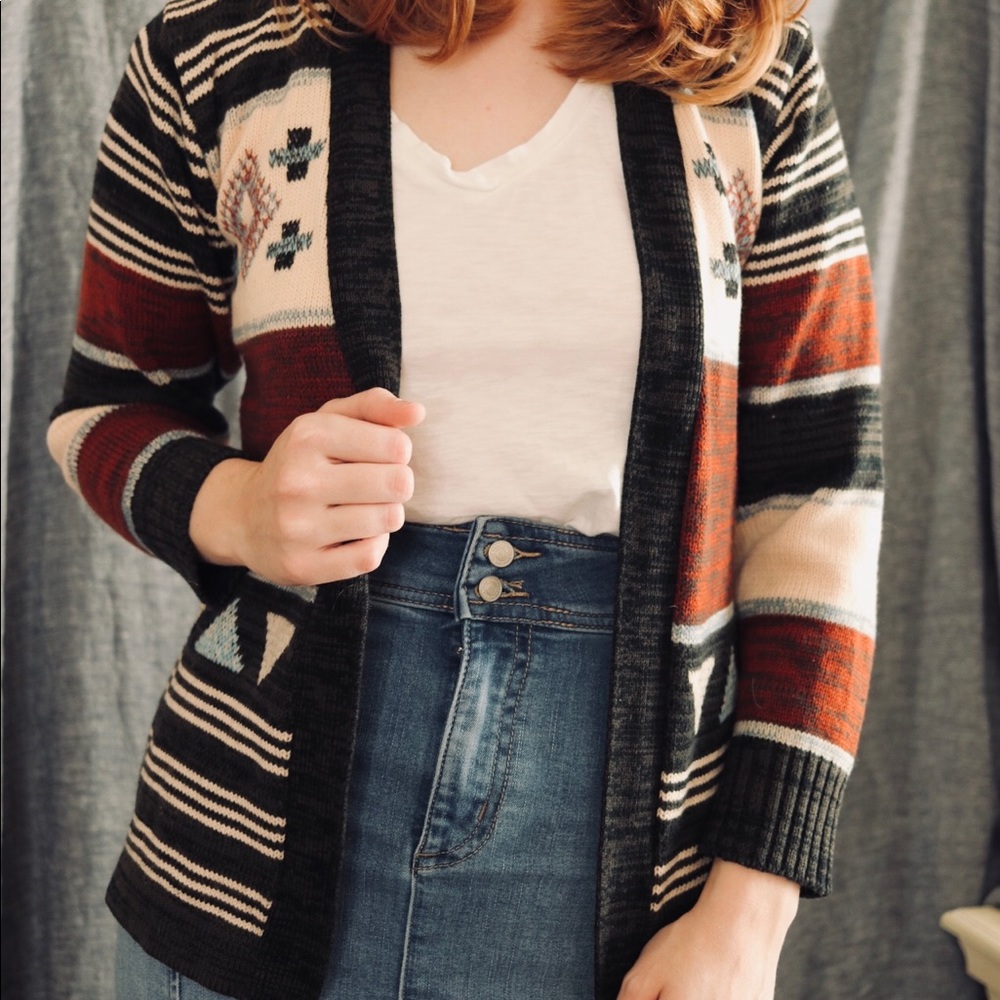 Vintage Heidi Bohemian/Western Cardigan | XXS/XS